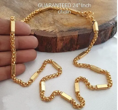 24inches 1 Gram Gold Jewellery Chains For Men 24 INCH