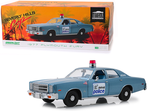 1977 Plymouth Fury Blue \Detroit Police\" \"Beverly Hills Cop\" (1984)