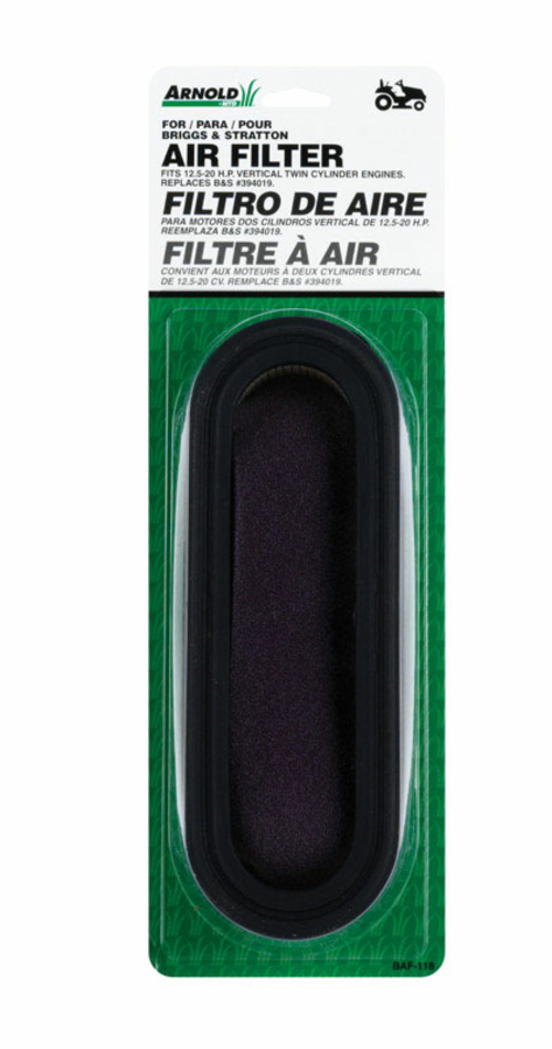 Mtd Products BAF-118 Oval Paper Air Filter with Pre-Cleaner Foam Filte