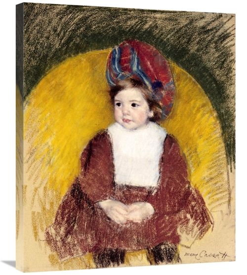 Global Gallery GCS-267834-30-142 30 in. Margot in a Dark Red Costume A