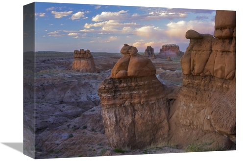 12 x 16 in. Mollys Castle Seen From Goblin Valley, Utah Art Print 