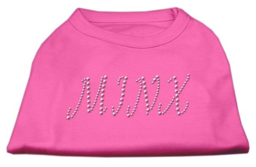 Main Mirage Pet Products 52-48 XXLBPK Minx Rhinestone Shirts Bright Pink XX image