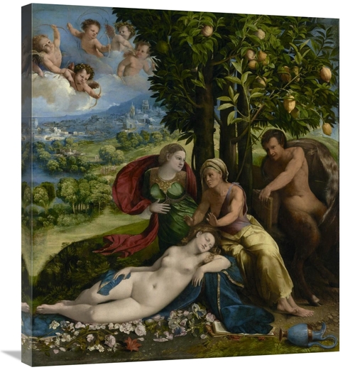 Global Gallery GCS-460060-30-142 30 in. Mythological Scene Art Print -