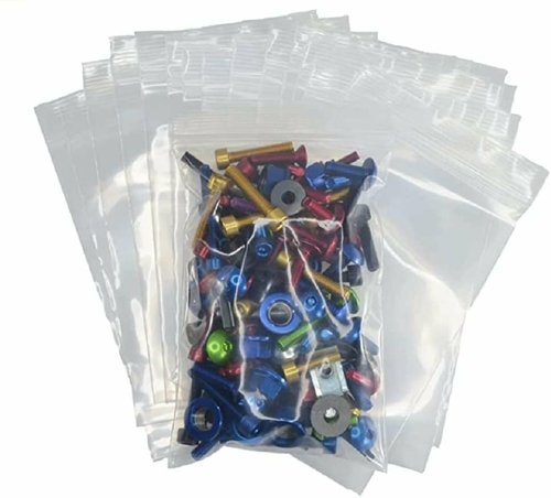 APQ Pack of 100 Poly Bags 6 x 9. Clear Plastic Bags 6x9 Resealable