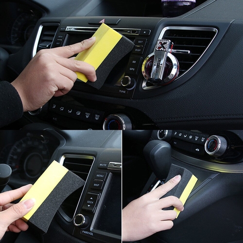 2pcs UShape Car Tire Waxing Polishing Compound