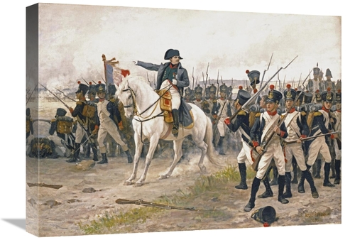 Global Gallery GCS-268388-22-142 22 in. Napoleon at the Battle of Frie