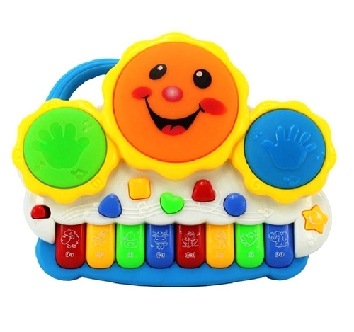 Multifunction Kids Play Drum Keyboard Musical Toys with Flashing