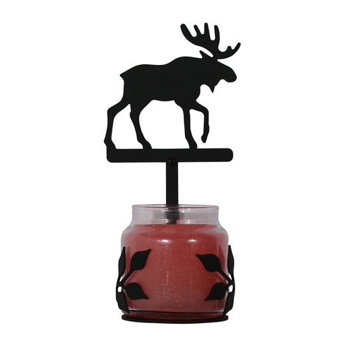 Wrought Iron Moose Sconce - Candle Holder