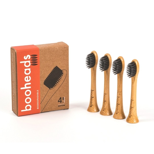 Soniboo - Charcoal Bamboo Electric Toothbrush Heads Compatible with