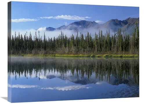 Global Gallery GCS-396957-2432-142 24 x 32 in. Lake Reflecting Mountai