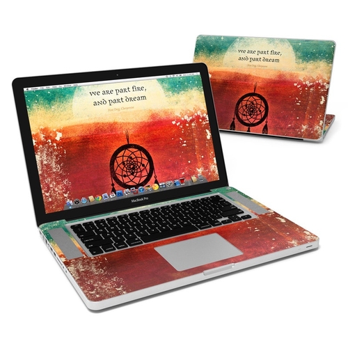 DecalGirl MBP15-PARTFIRE Apple MacBook Pro 15 in. Skin - Part Fire