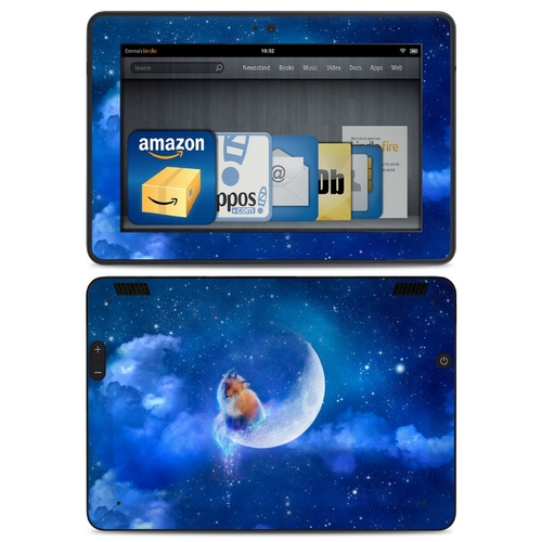 DecalGirl AKX7-MOONFOX Amazon Kindle HDX Skin - Moon Fox
