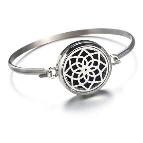 Silver flower stainless steel Aromatherapy