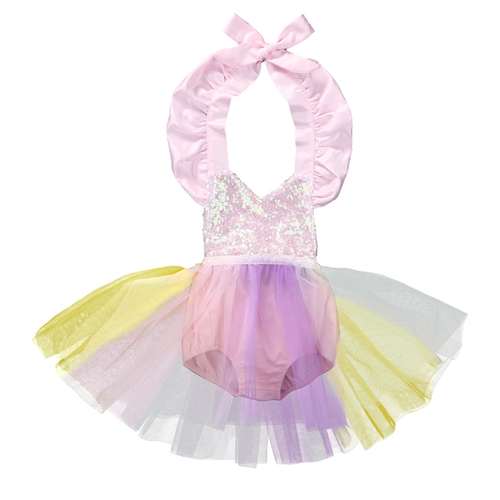 Newborn Baby Rompers Toddler Rose Flower Tutu