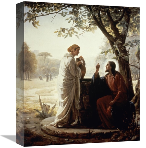 Global Gallery GCS-281733-16-142 16 in. The Woman of Samaria Art Print