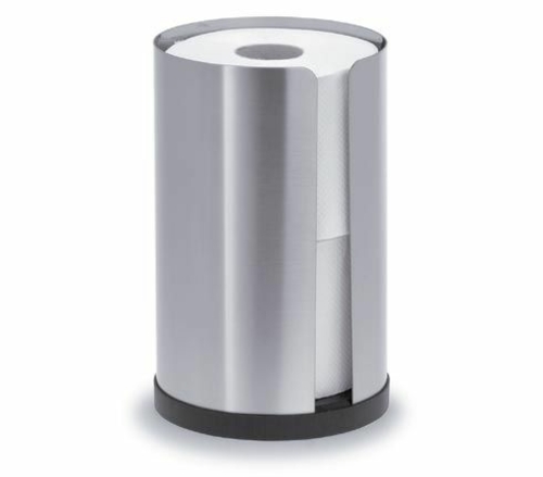 Blomus 68410 stainless steel matt toilet roll holder for 2 rolls