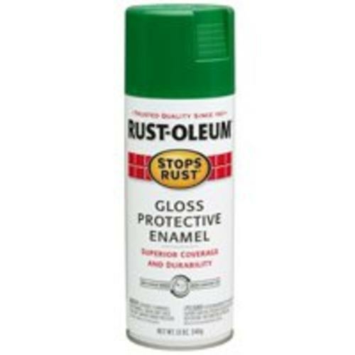 Rust-Oleum 1514298 12 oz Stops Rust Protective Spray Paint - Emerald G