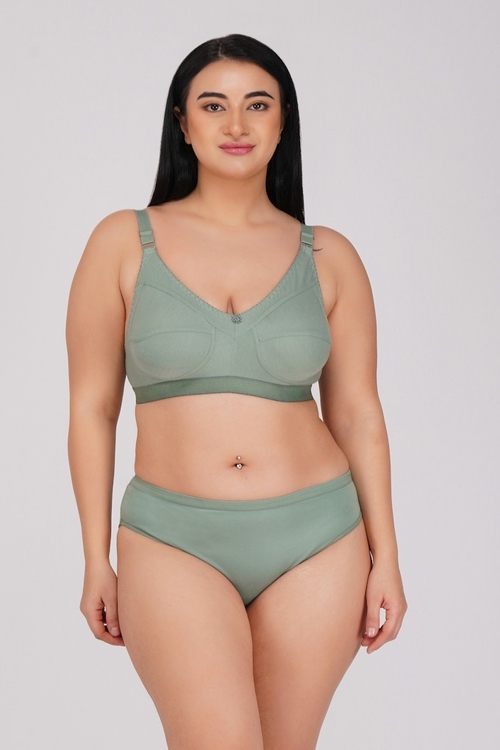 Women's Non Padded Bra Panty Lingerie Set Pack of