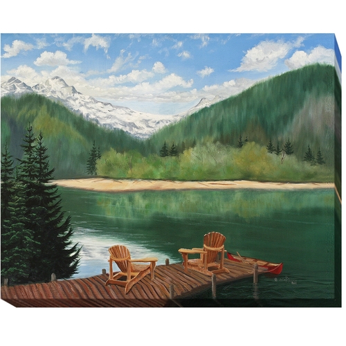 Artistic Home Gallery 3240N964IG Retreat by Julie Peterson Premium Ove