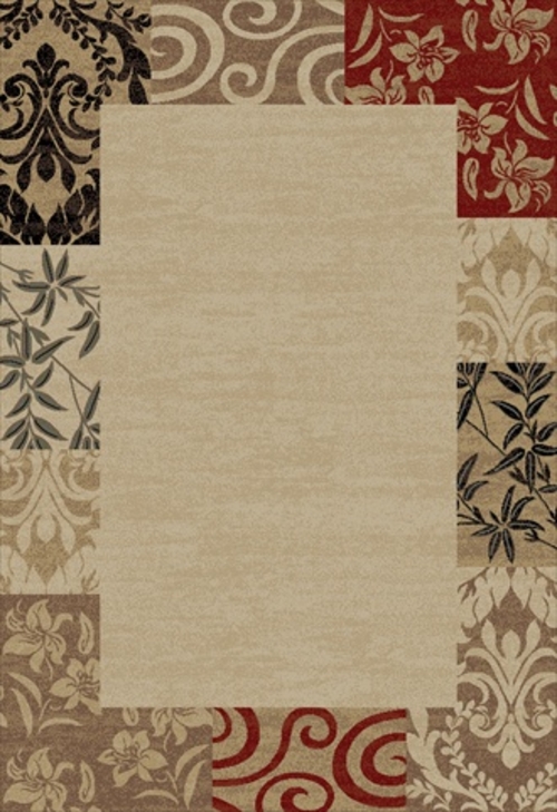 Infinity Home 548226 Barclay Vane Willow Damask 6 ft. 7 in. x 9 ft. 6 
