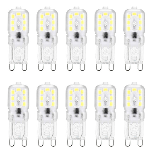 Lightme 10PCS LED Lamp Bulb Spotlight 14 LEDs AC