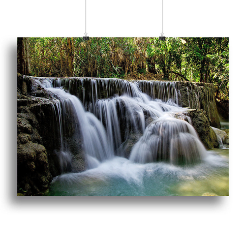 Kuang Si-Falls Canvas Print or Poster