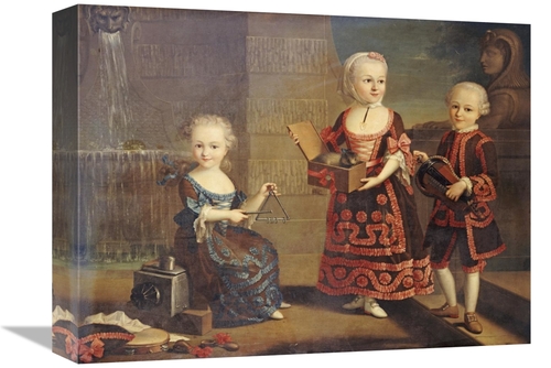 Global Gallery GCS-266240-16-142 16 in. A Group Portrait of a Girl Art