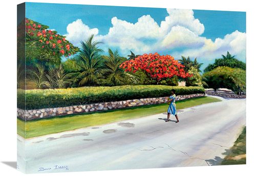 Global Gallery GCS-480442-1824-142 18 x 24 in. Poincianna Drive Art Pr