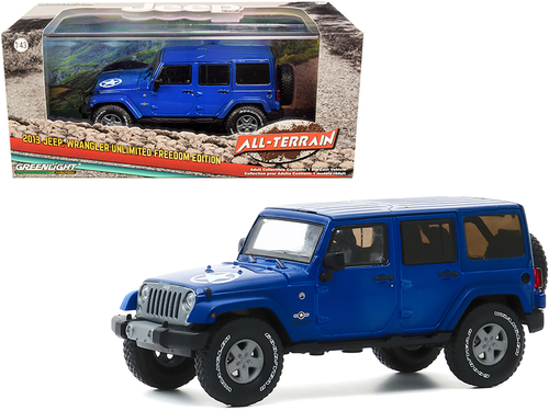 2013 Jeep Wrangler Unlimited Freedom Edition True Blue \All-Terrain\"