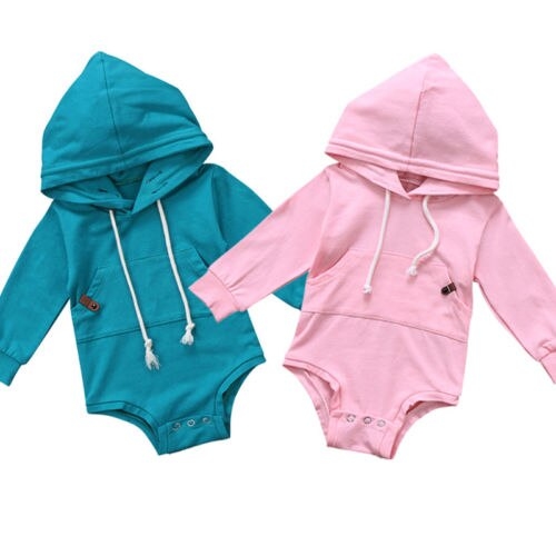 Newborn Baby Boy Girl Toddler Long Sleeve Hoodie