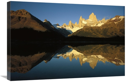Global Gallery GCS-453410-2030-142 20 x 30 in. Mt Fitzroy Reflected in