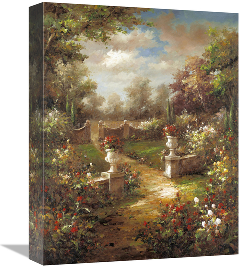 Global Gallery GCS-128527-1216-142 12 x 16 in. Rose Promenade Art Prin