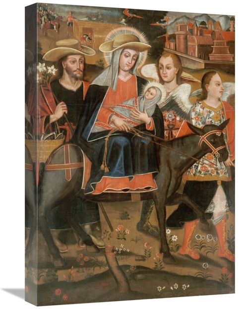 Global Gallery GCS-266159-22-142 22 in. The Flight into Egypt Art Prin
