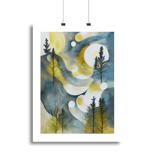 Healing Is A Process Canvas Print or Poster
