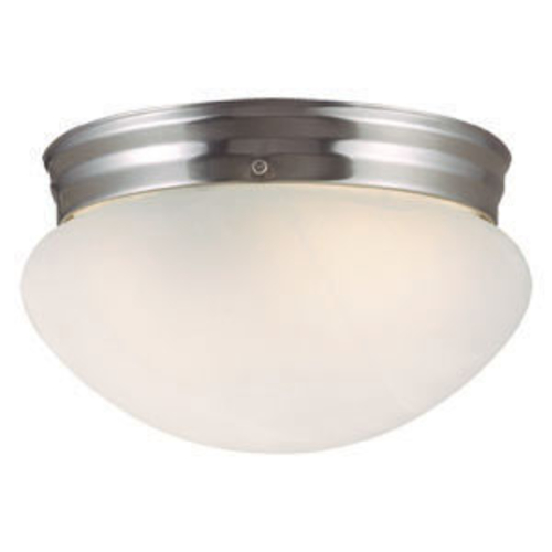 Millbridge 1-Light Ceiling Mount, Satin Nickel Finish