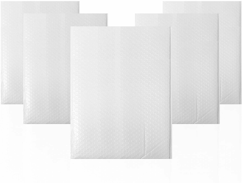 White Bubble Mailers Pack of 10 Bubble Poly Mailers 9.5 x 13.5 White