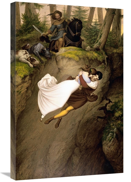 Global Gallery GCS-283335-30-142 30 in. Leap From the Rock Art Print -