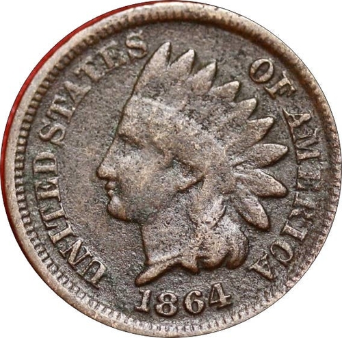 3 Inch Cloth Patch 1861 Indian Head Penny