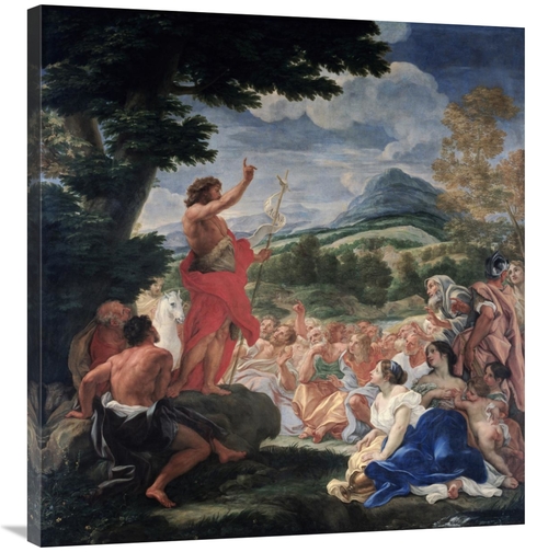 Global Gallery GCS-281681-36-142 36 in. The Sermon of St. John the Bap