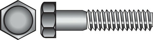 Hillman 0831512 0.25 x 1.25 in. Hex Head Hex Bolt  100 per Box