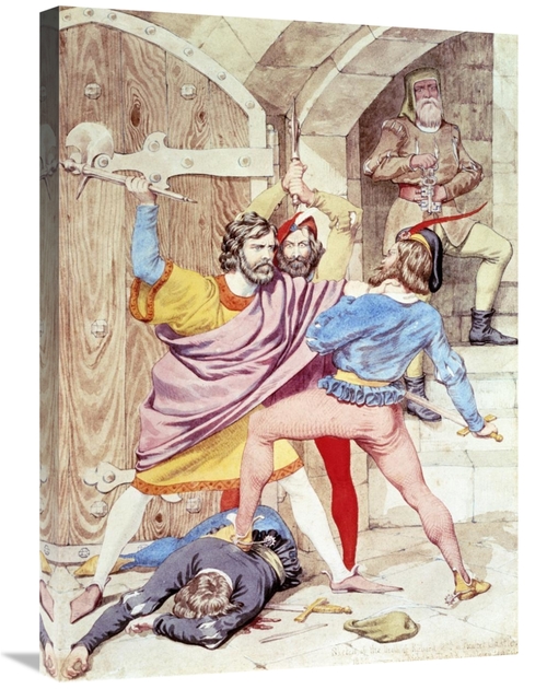 Global Gallery GCS-267907-30-142 30 in. The Death of Richard II Art Pr