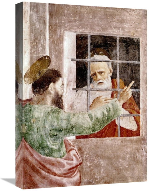 Global Gallery GCS-278417-22-142 22 in. St. Peter in Jail Art Print - 