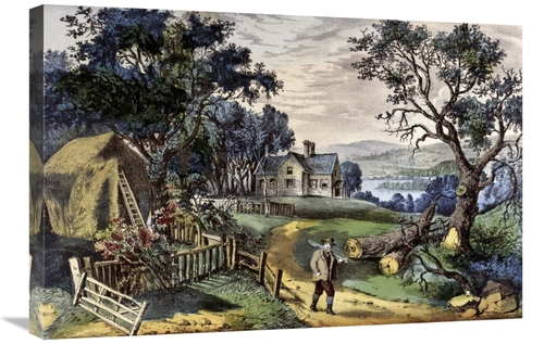 Global Gallery GCS-277189-30-142 30 in. My Boyhoods Home Art Print - C