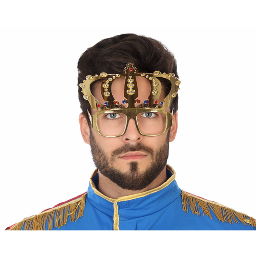 Glasses King Crown Golden