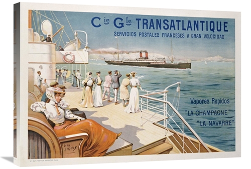 Global Gallery GCS-266766-30-142 30 in. Cie Gle Transatlantique Art Pr