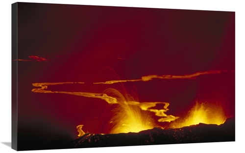 Global Gallery GCS-451062-2436-142 24 x 36 in. Volcanic Eruption, 