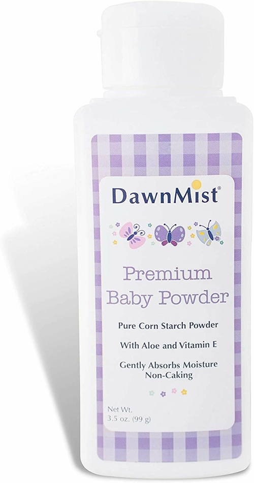 Dukal Pack of 96 Baby Powder. 1.5 oz Corn Starch Baby Powder. Talcum