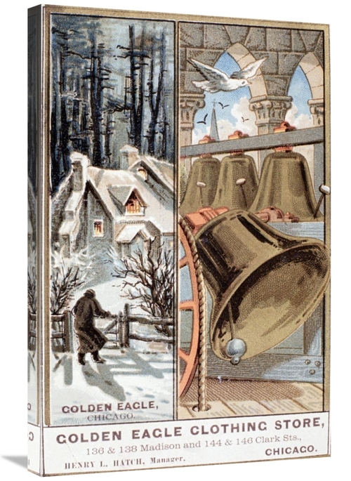 Global Gallery GCS-280865-30-142 30 in. Golden Eagle Clothing Store Ar