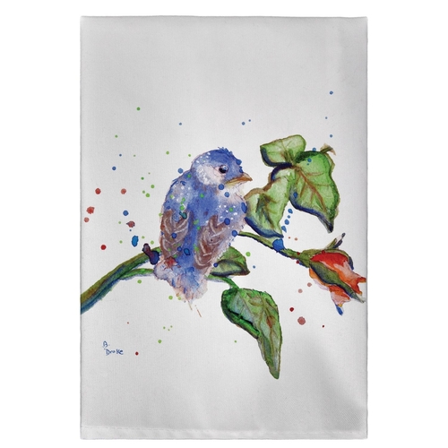 Betsy Drake GT633 Bluebird Guest Towel - 20 x 20 in.