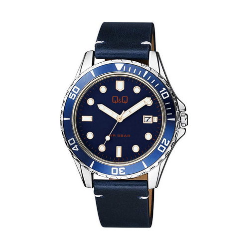 Men's Watch Q&Q A172J322Y Blue (Ø 43 mm)